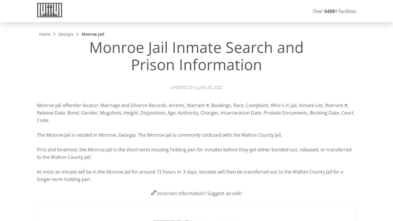 Monroe Jail Inmate Search, Visitation, Phone no. & Mailing ...